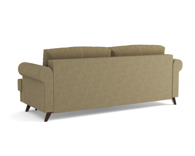 Оливер / диван - кровать 3-х местн. (еврокнижка) (велюр велутто коричневый 23