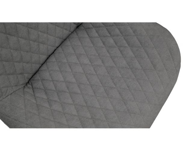 Стул «Оливер» К1С Черный муар/Микровелюр Duna Steel