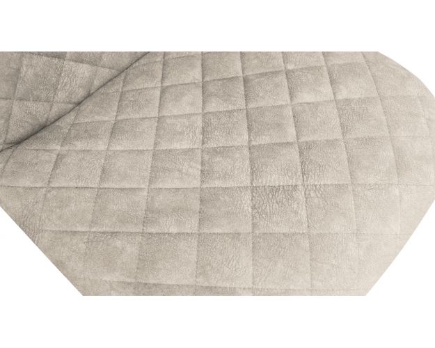 Стул «Ричи» К1С Белый/Микровелюр Wellmart Dark Beige