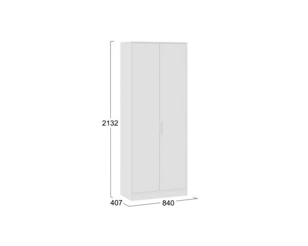 Шкаф для одежды Марли исп. 2 белый