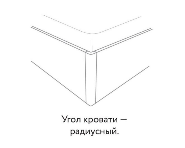 Кровать с настилом 1400 Милана гаскон пайн / белый лофт